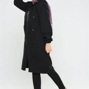 كاب نسائي أسود تصميم حديث و رائع – صناعة تركية