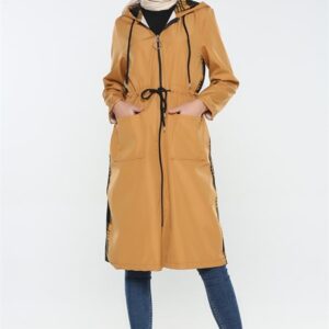 كاب نسائي أصفر (خردلي) تصميم جذاب – صناعة تركية