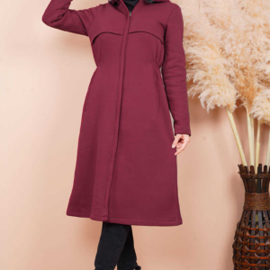 كاب نسائي بورجوندي تصميم رائع و جذاب - صناعة تركية