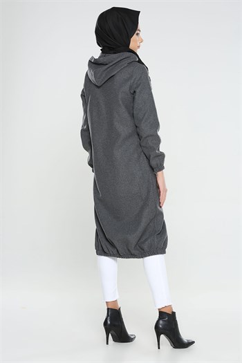 كاب نسائي رمادي تصميم جذاب – صناعة تركية