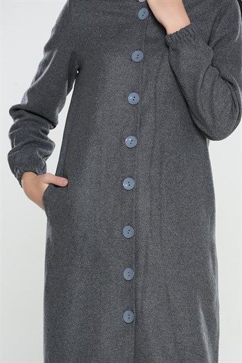 كاب نسائي رمادي تصميم جذاب – صناعة تركية