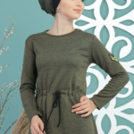 ملابس رياضية نسائية خضراء (زيتية) تصميم حديث و رائع – صناعة تركية