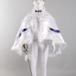 طقم ملابس للأولاد أبيض وكحلي منقوش .. تصميم عثماني – صناعة تركية