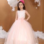 فستان مناسبات سلموني للبنات .. موديل وتصميم حديث صناعة تركية