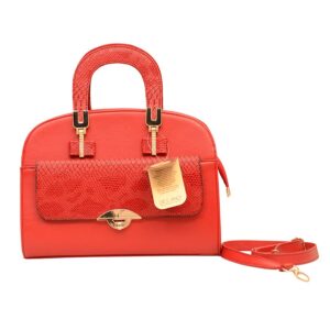 حقيبة يد للنساء من ديساو 870 جلد  لون احمر  صناعة تركية