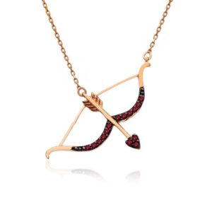 سنسال فضة شكل قوس السهم - صناعة تركية