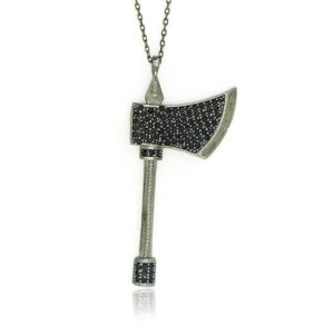 سنسال فضة على شكل فأس - صناعة تركية