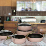 Pink pots set 9 pieces - Turkish industry