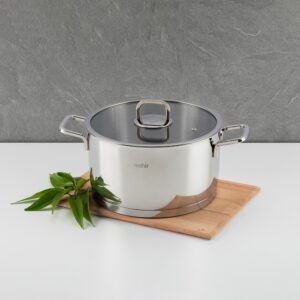 أواني طهي من الفضة مقاس 20 سم بتصميم حديث ورائع / صناعة تركية – بيع بالجملة