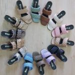 شبشب نسائي بكعب مربع منخفض تصميم حديث ورائع / صناعة تركية - بالجملة