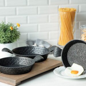 طقم أطباق من الفضة الماسية تصميم راقي وحديث بجودة عالية / دايموند جراي 3 قطع – صناعة تركية – بيع بالجملة