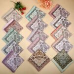 شال نسائي مزخرف بألوان مختلفة تصميم عصري ورائع / صناعة تركية - بيع بالجملة