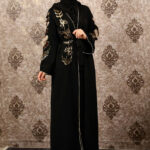 عبائة نسائية مطرزة بتصميم عصري وأنيق / صناعة تركية - بيع بالجملة