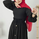 فستان نسائي بألوان مختلفة تصميم رائع وجذاب / صناعة تركية - بيع بالجملة