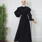 فستان نسائي موديل حديث بتصميم أنيق ورائع / صناعة تركية - بيع بالجملة